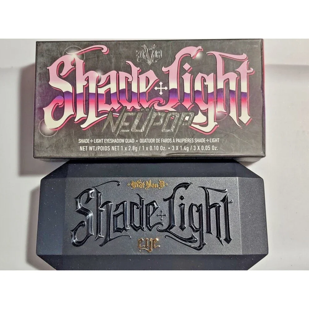 KVD Vegan Beauty Shade + Light NEUPOP Kitten Mini Eye Shadow Quad BNIB Travel Sz